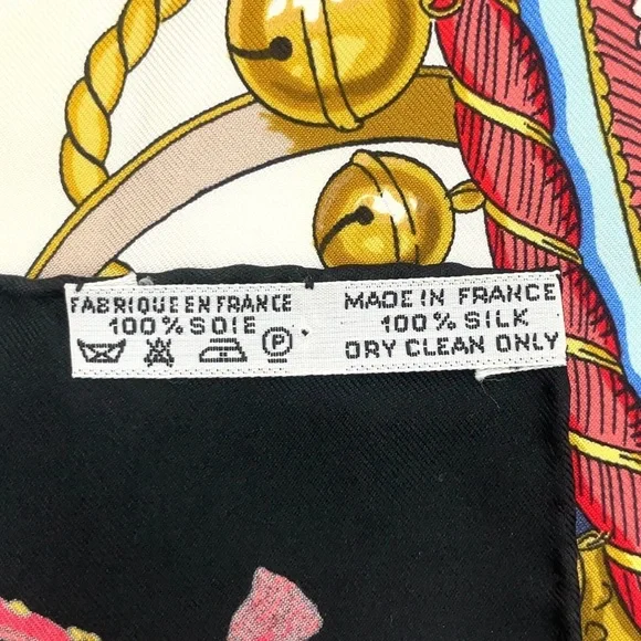 HERMES Scarf Carré 90 "Caparacons de Francia et de l'India" LARGE SQUAR SCARF - Picture 6 of 10
